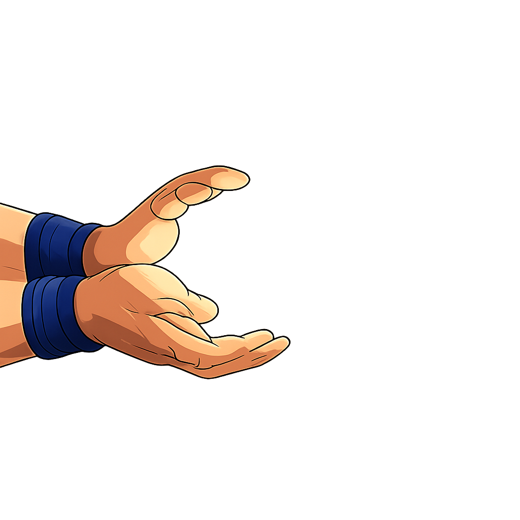 Generated kamehameha hands
